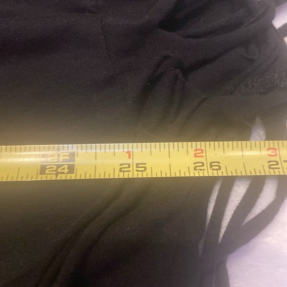 THE BEATLES Size Junior XXL 19 Oversized Fringed Cropped Abbey Road Shirt - Picture 6 of 8